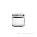 210ml Straight Sided Short Glass Jar